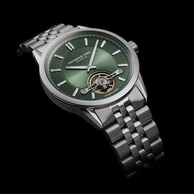 Raymond Weil Freelancer Automatic 42mm Green Dial Men's Watch 2781-ST-52051