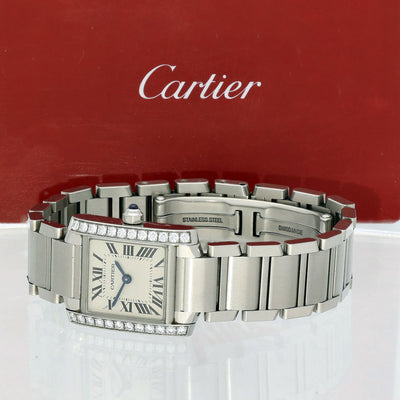 Pre-owned Cartier Tank Francaise 3217 2023 Watch