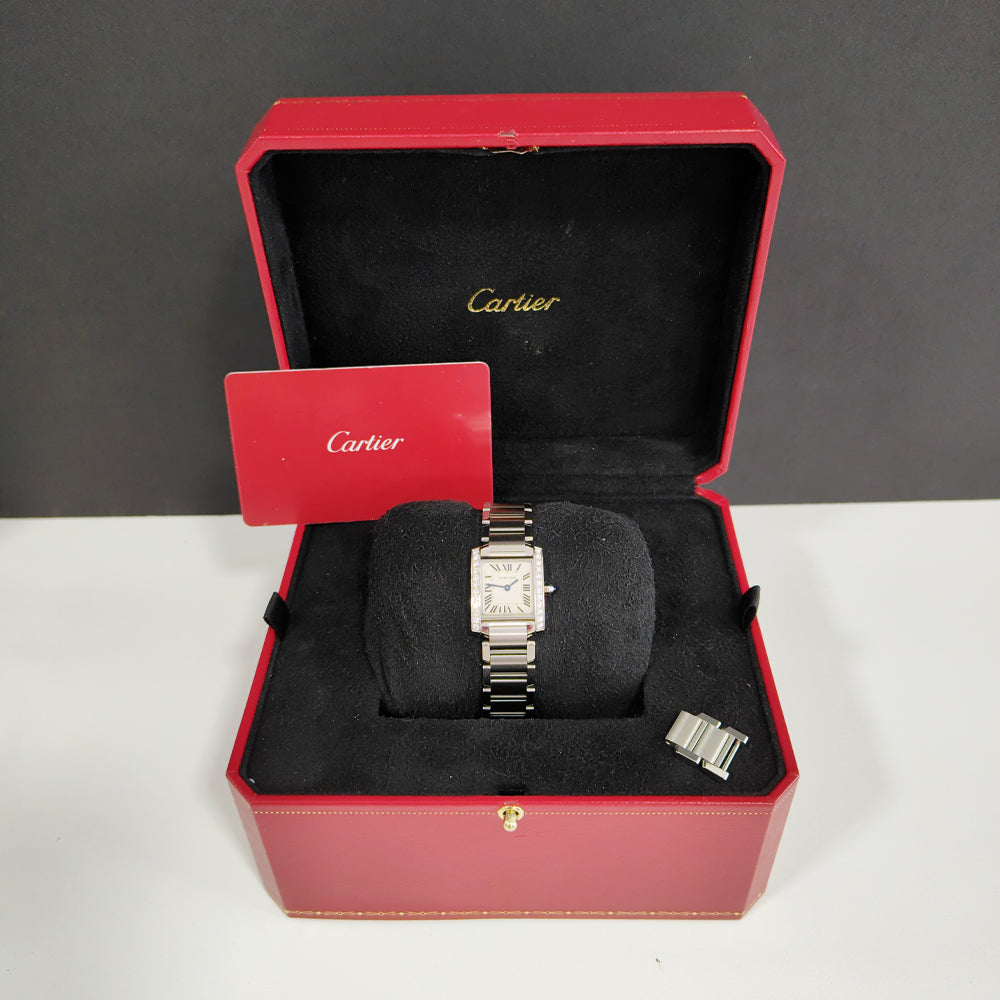 Pre-owned Cartier Tank Francaise 3217 2023 Watch