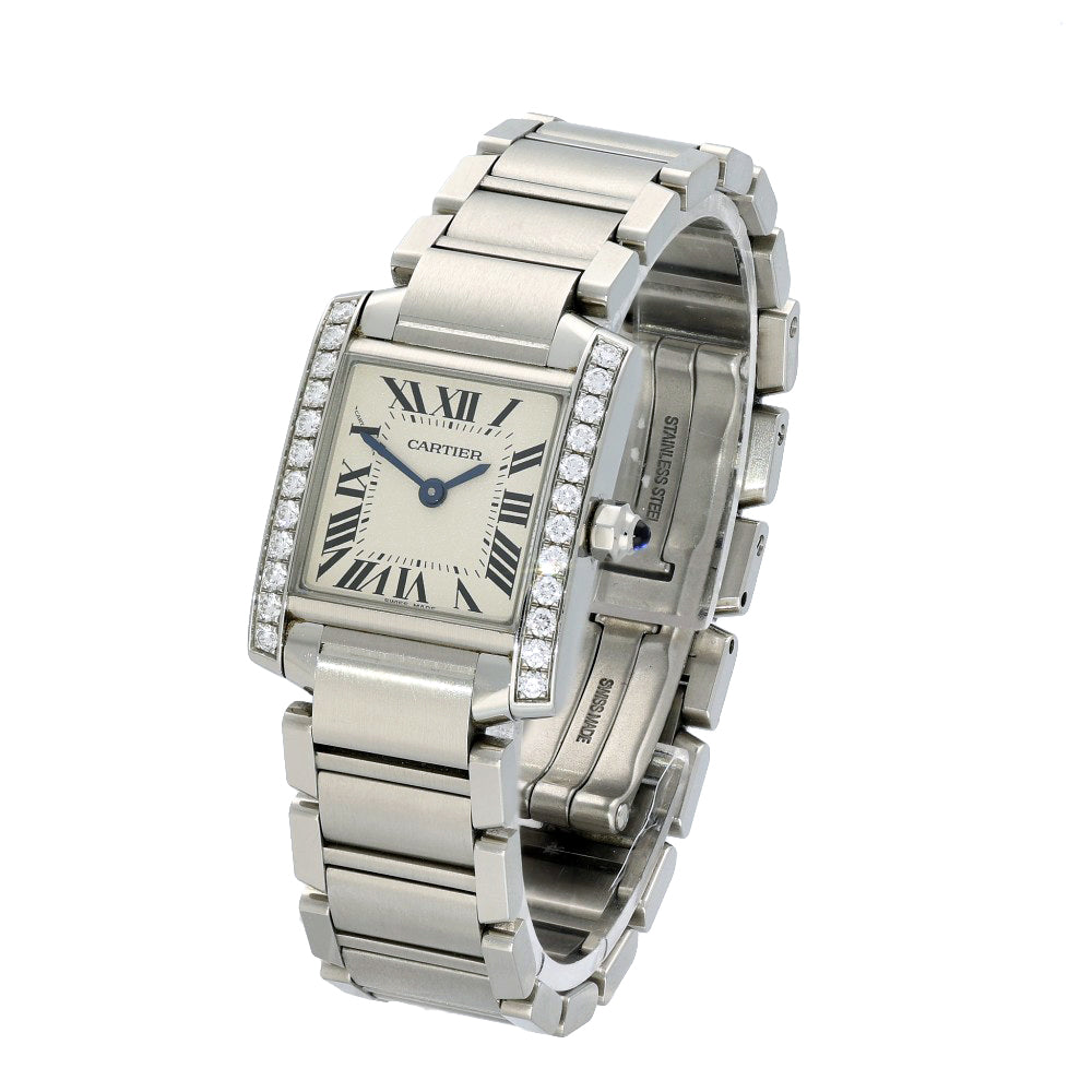 Pre-owned Cartier Tank Francaise 3217 2023 Watch