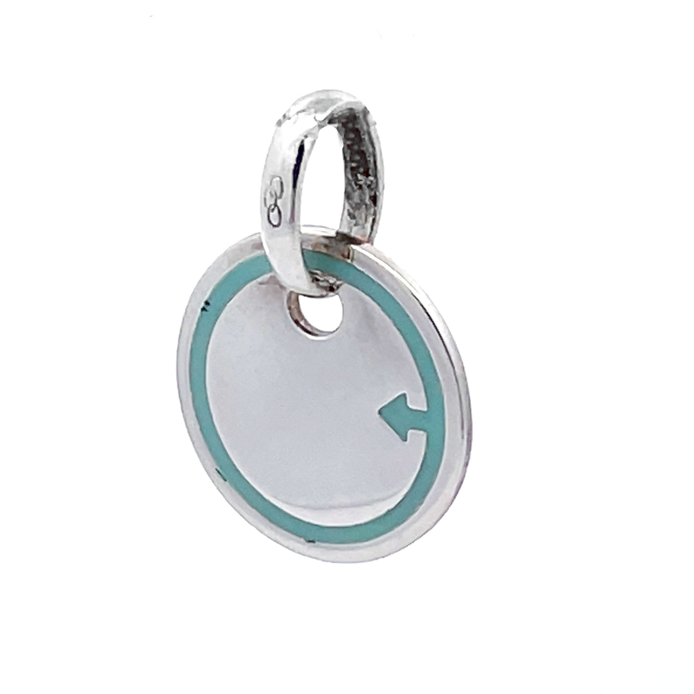 Links of London Silver Disc Charm - Baby Boy