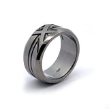 Links of London 2012 Men's Silver Ring - Ruthenium Finish