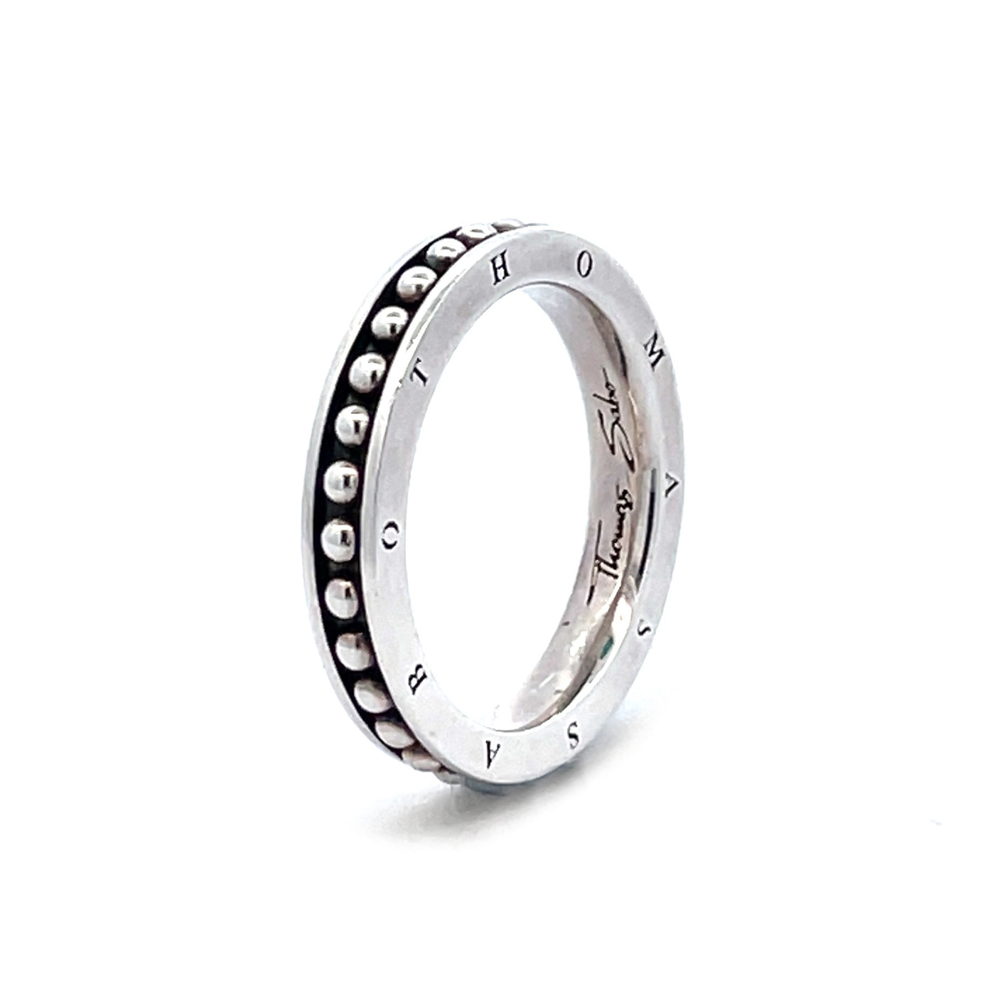 Thomas Sabo Oxidised Silver Ring Size L