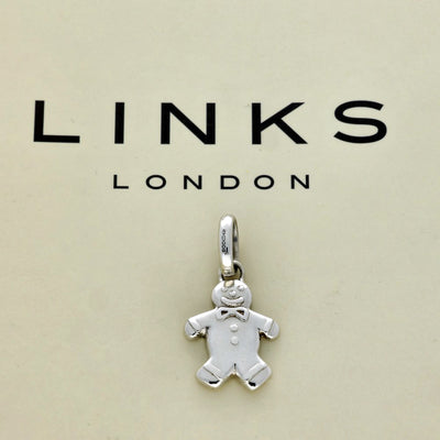Pre-loved Links of London Silver Gingerbread Man Charm 5030.1262