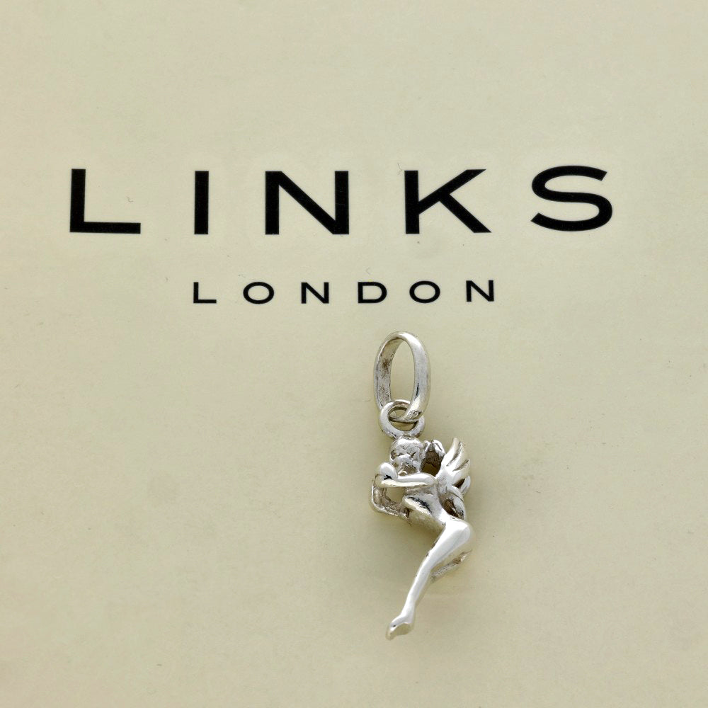 LINKS OF LONDON 925 STERLING SILVER NUMBER 2 w/ PAVE