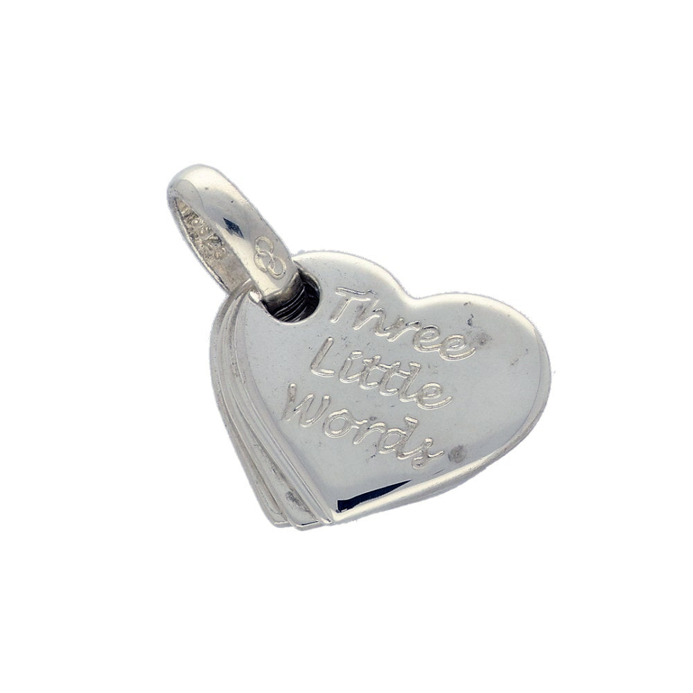 Pre-loved Links of London Silver Three Little Words Fan Charm 5030.1908
