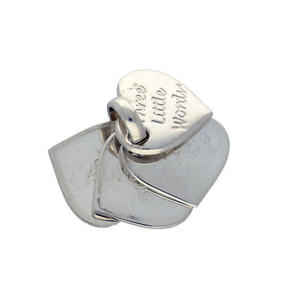 Pre-loved Links of London Silver Three Little Words Fan Charm 5030.1908