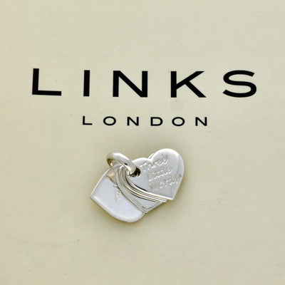 Pre-loved Links of London Silver Three Little Words Fan Charm 5030.1908