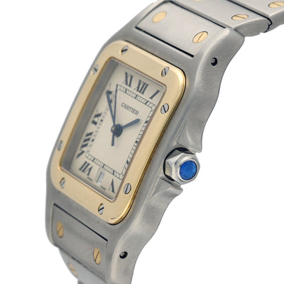 Pre-Owned Cartier Santos 1566 1995 Galbée Watch