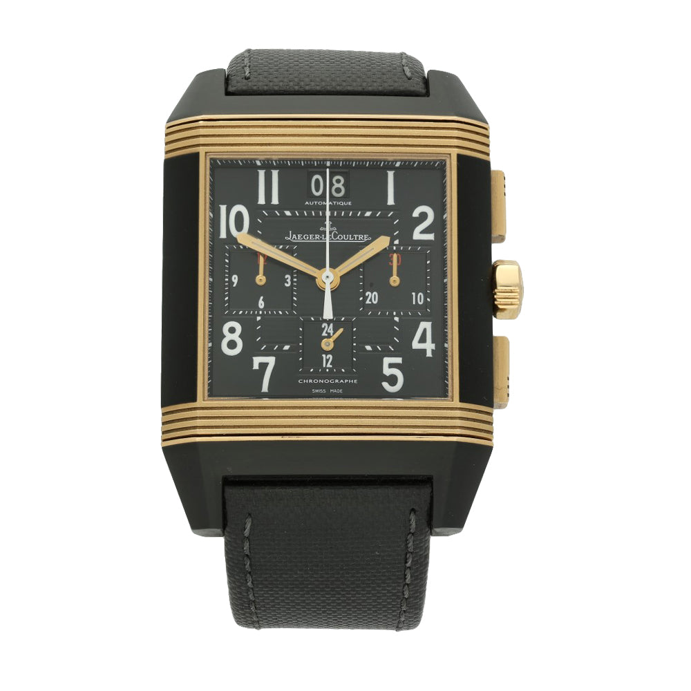 Pre-Owned Jaeger-LeCoultre Reverso Squadra GMT 230.r.45 Watch