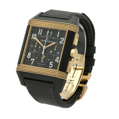 Pre-Owned Jaeger-LeCoultre Reverso Squadra GMT 230.r.45 Watch