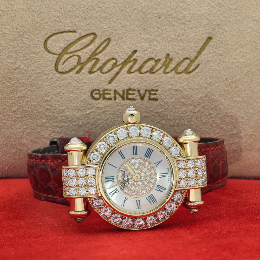 Pre-Owned Chopard Diamond and 18ct Imperiale 4156 watch