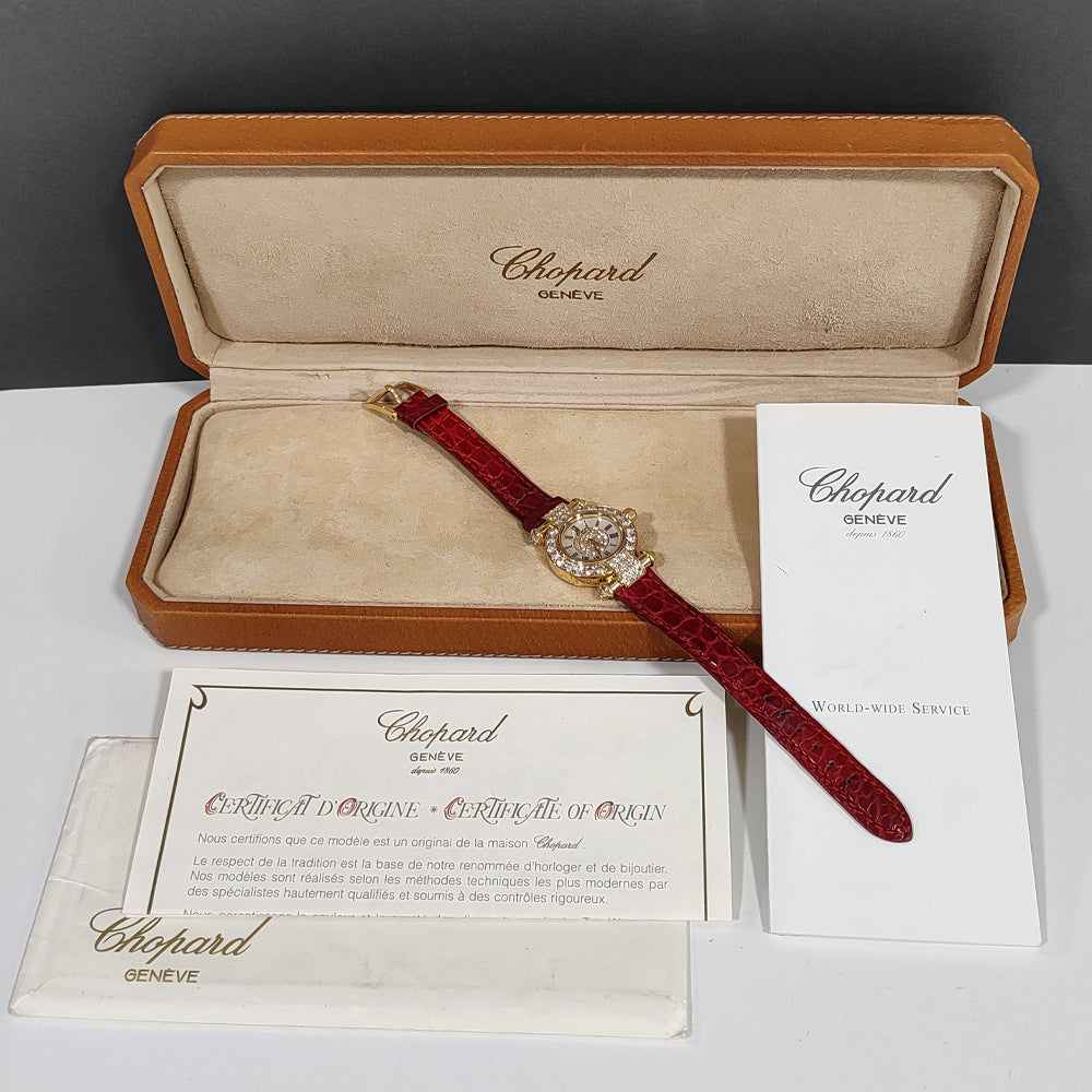 Pre-Owned Chopard Diamond and 18ct Imperiale 4156 watch