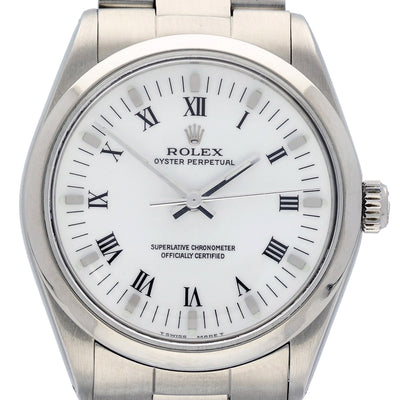 Pre-owned Rolex Oyster Perpetual 1002 1988 Watch