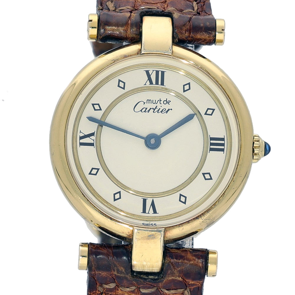 Pre-owned Must de Cartier Vendome 881002 Watch – GoldArts