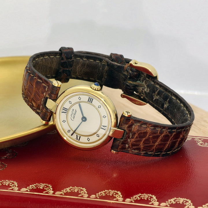 Pre-owned Must de Cartier Vendome 881002 Watch – GoldArts