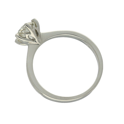 Pre-owned Platinum 0.92ct Diamond Solitaire Ring