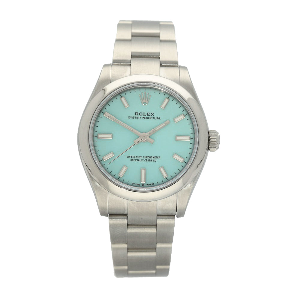 Preowned Rolex Oyster Perpetual "Tiffany" 277200 2024 Watch