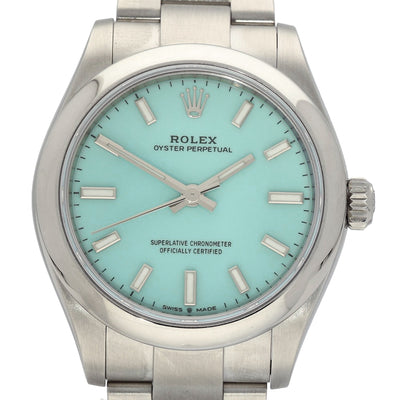 Preowned Rolex Oyster Perpetual "Tiffany" 277200 2024 Watch