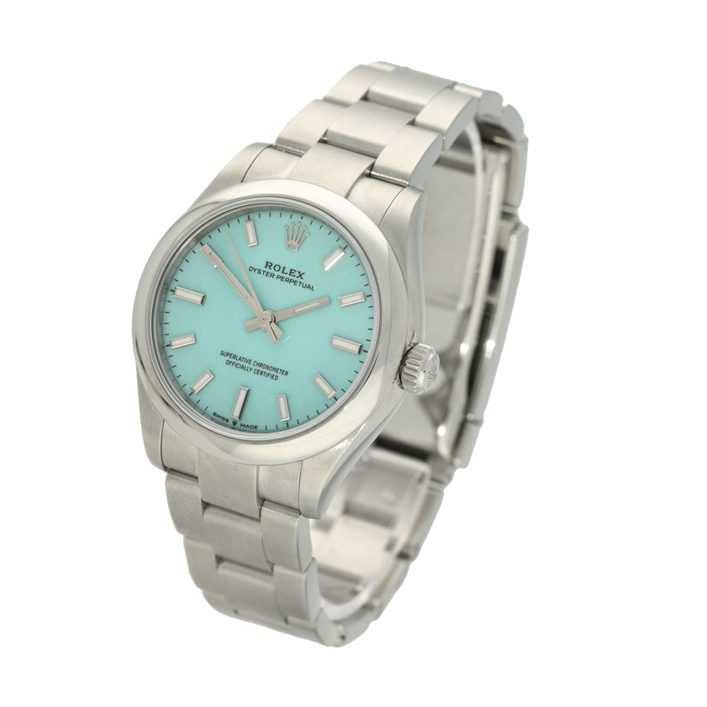 Preowned Rolex Oyster Perpetual "Tiffany" 277200 2024 Watch