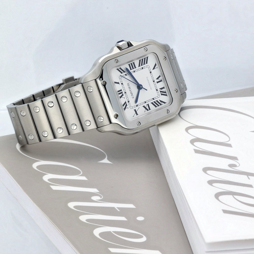 Pre-owned Cartier Santos 4075 2024 Watch