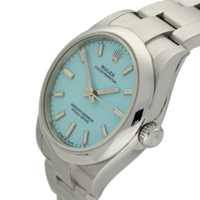 Preowned Ladies Rolex Oyster Perpetual 31mm "Tiffany" 277200 2022 Watch