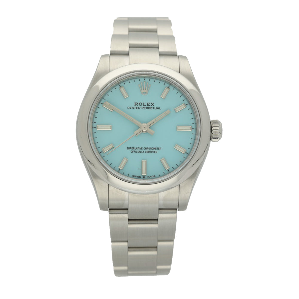 Preowned Ladies Rolex Oyster Perpetual 31mm "Tiffany" 277200 2022 Watch