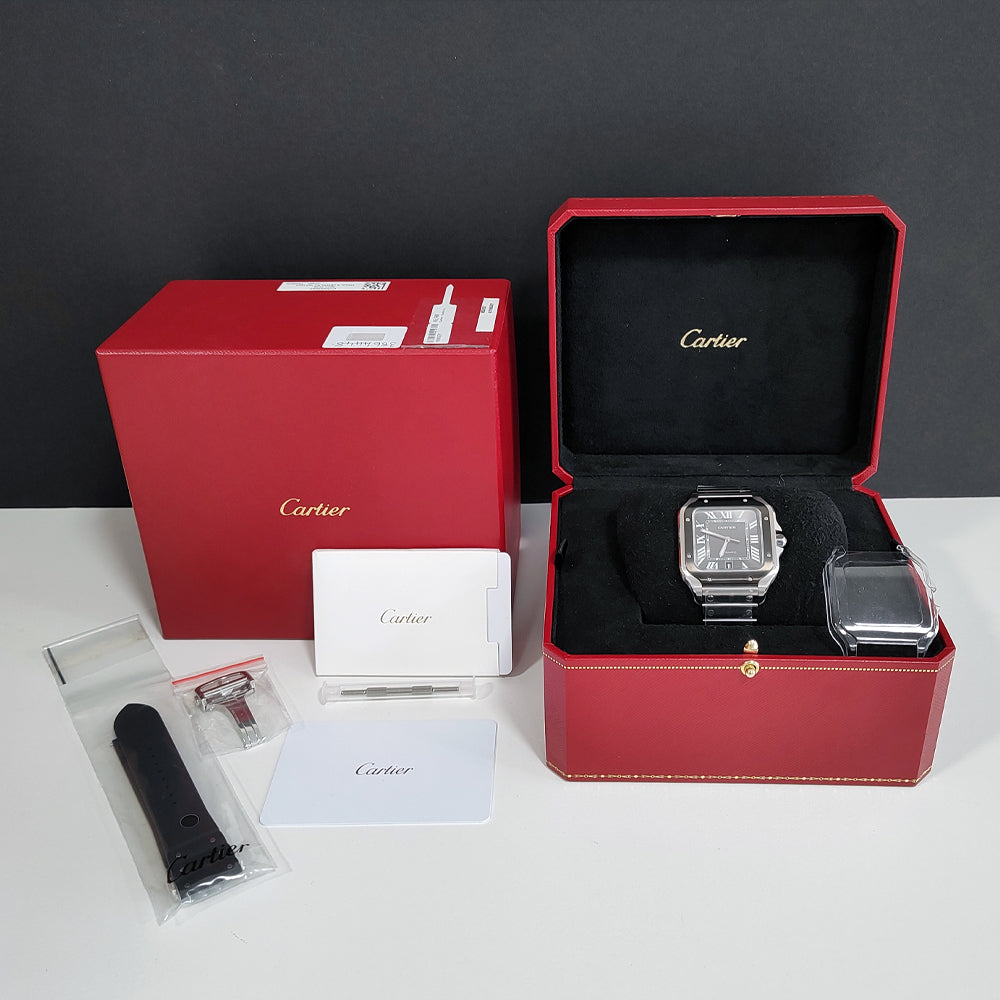 Pre-owned Cartier Santos WSSA0037 2023 Watch