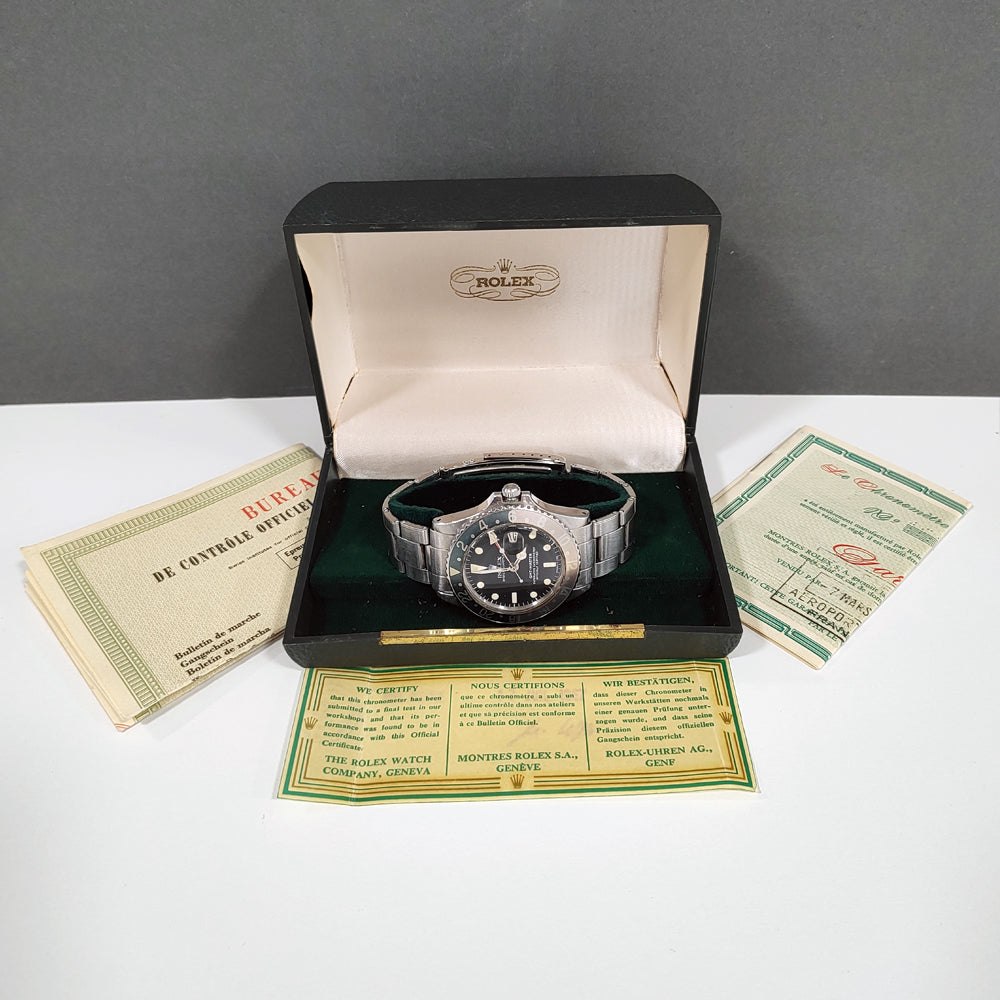 Preowned Rolex GMT Master 1675 1968 "Ghost Pepsi" Watch