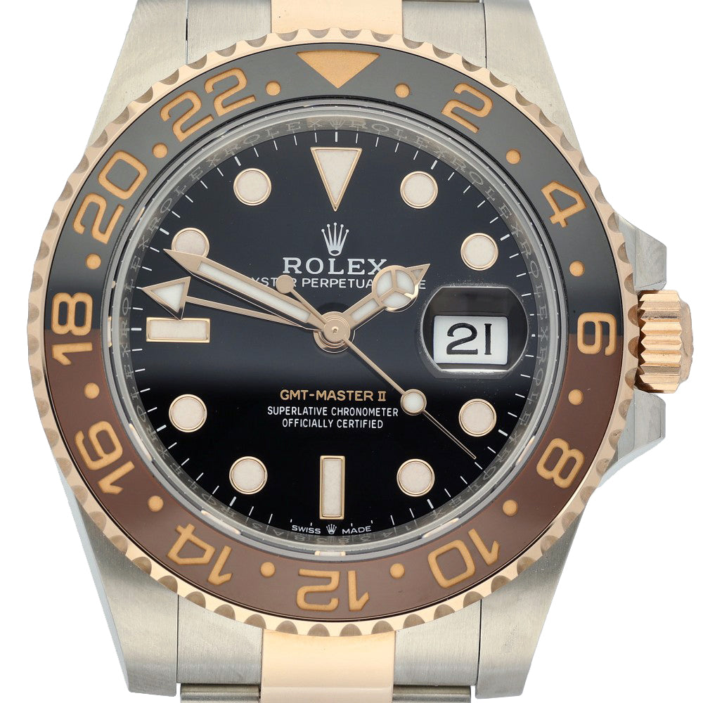 Pre-owned Rolex GMT-Master II 126711CHNR 2022 "Rootbeer" Watch