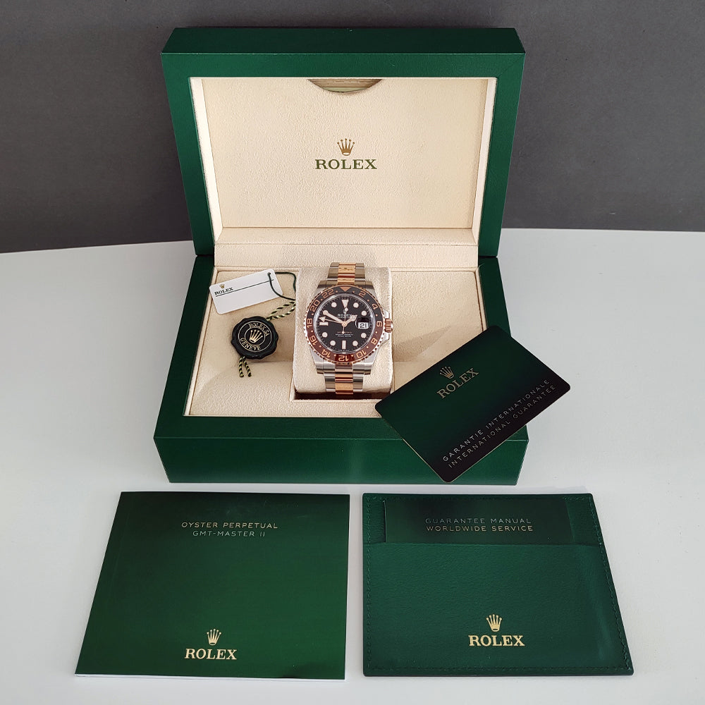 Pre-owned Rolex GMT-Master II 126711CHNR 2022 "Rootbeer" Watch