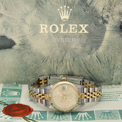 Pre-owned Rolex Ladies Datejust 69173 1996 Watch