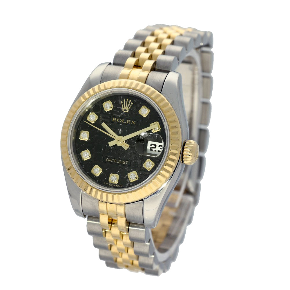 Pre-owned Rolex Ladies Datejust 179173 2007 Watch