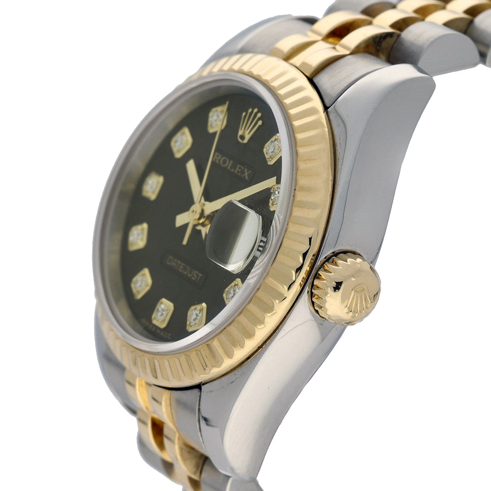 Pre-owned Rolex Ladies Datejust 179173 2007 Watch