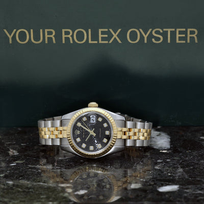 Pre-owned Rolex Ladies Datejust 179173 2007 Watch