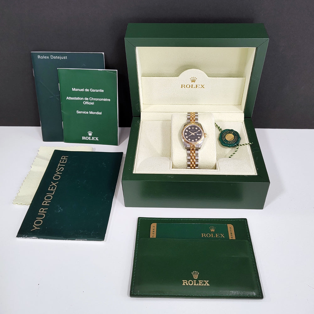 Pre-owned Rolex Ladies Datejust 179173 2007 Watch