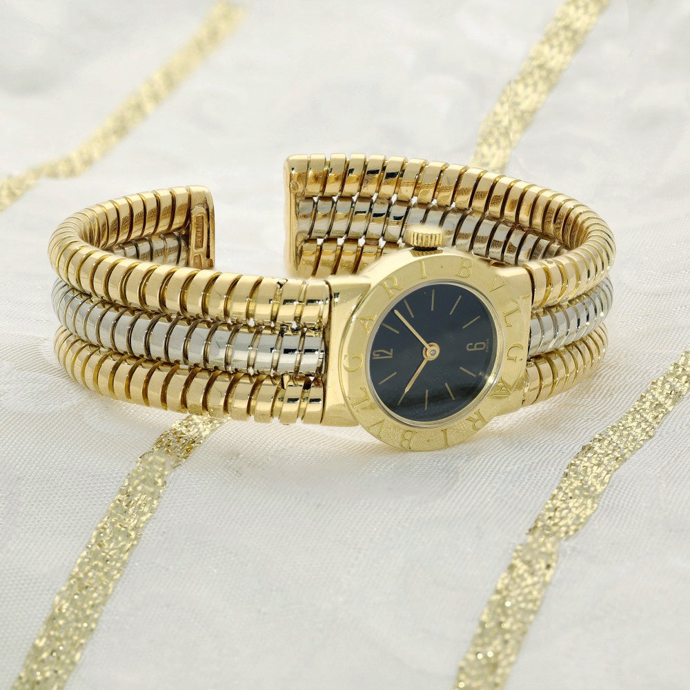 Pre-owned 18k Bulgari Serpantine 1049 Watch