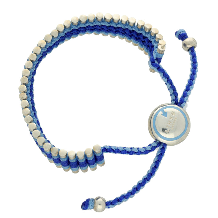 Pre-loved Links of London Silver Blue Friendship Bracelet – GoldArts