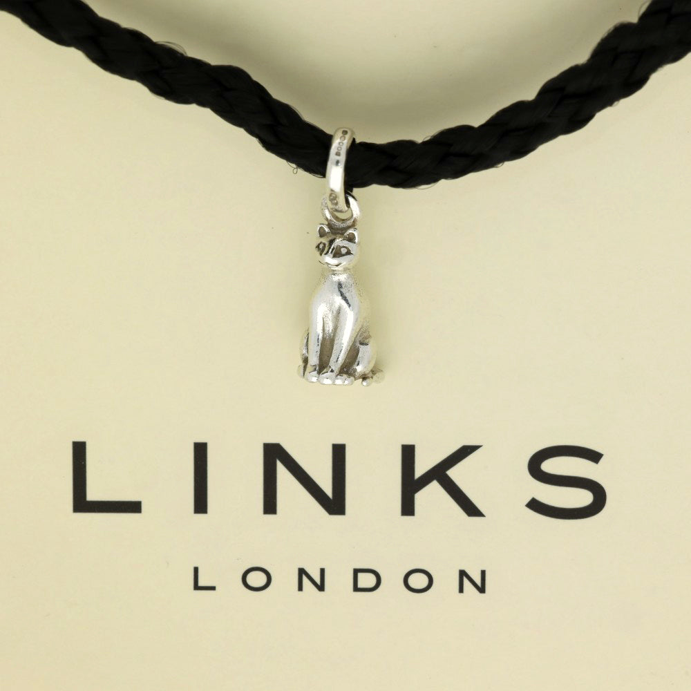 Pre-loved Links of London Silver Cat Charm