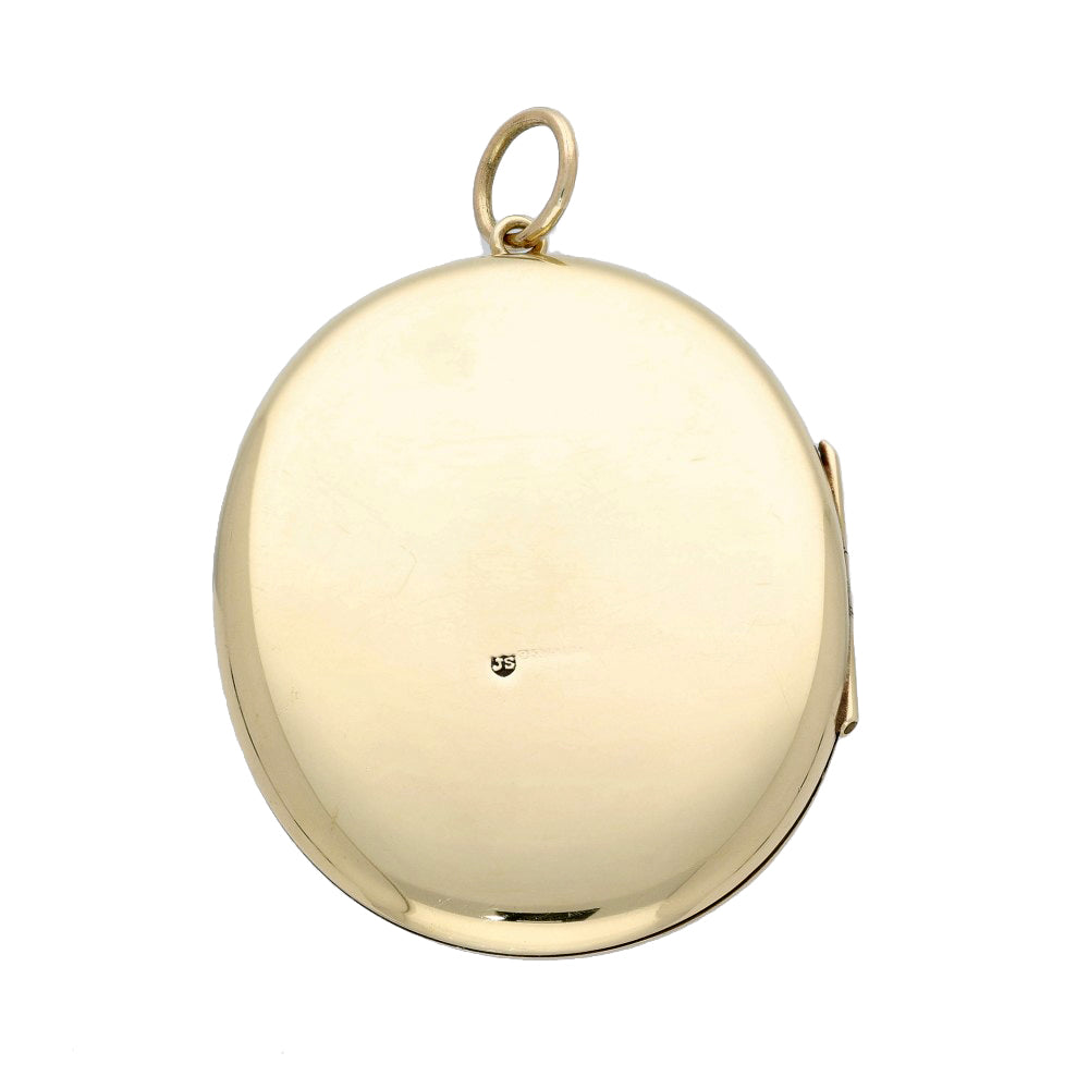 Pre-owned 9ct Yellow Gold Large Oval Locket