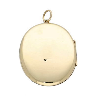 Pre-owned 9ct Yellow Gold Large Oval Locket