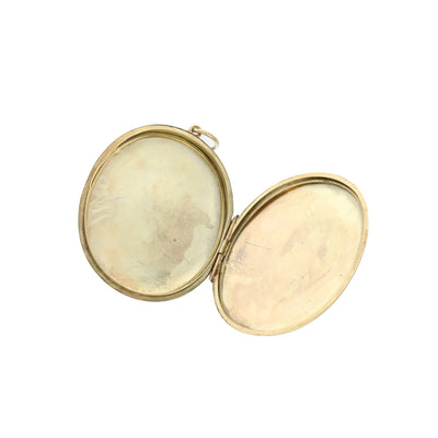 Pre-owned 9ct Yellow Gold Large Oval Locket