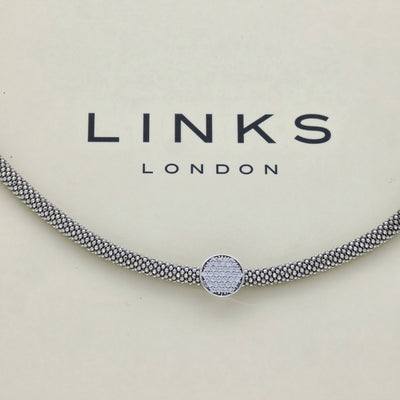 Pre-loved Links of London Silver Star Dust Round Necklace 5020.2634