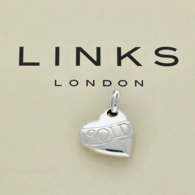 Pre-loved Links of London Silver SOLD Love Heart Charm