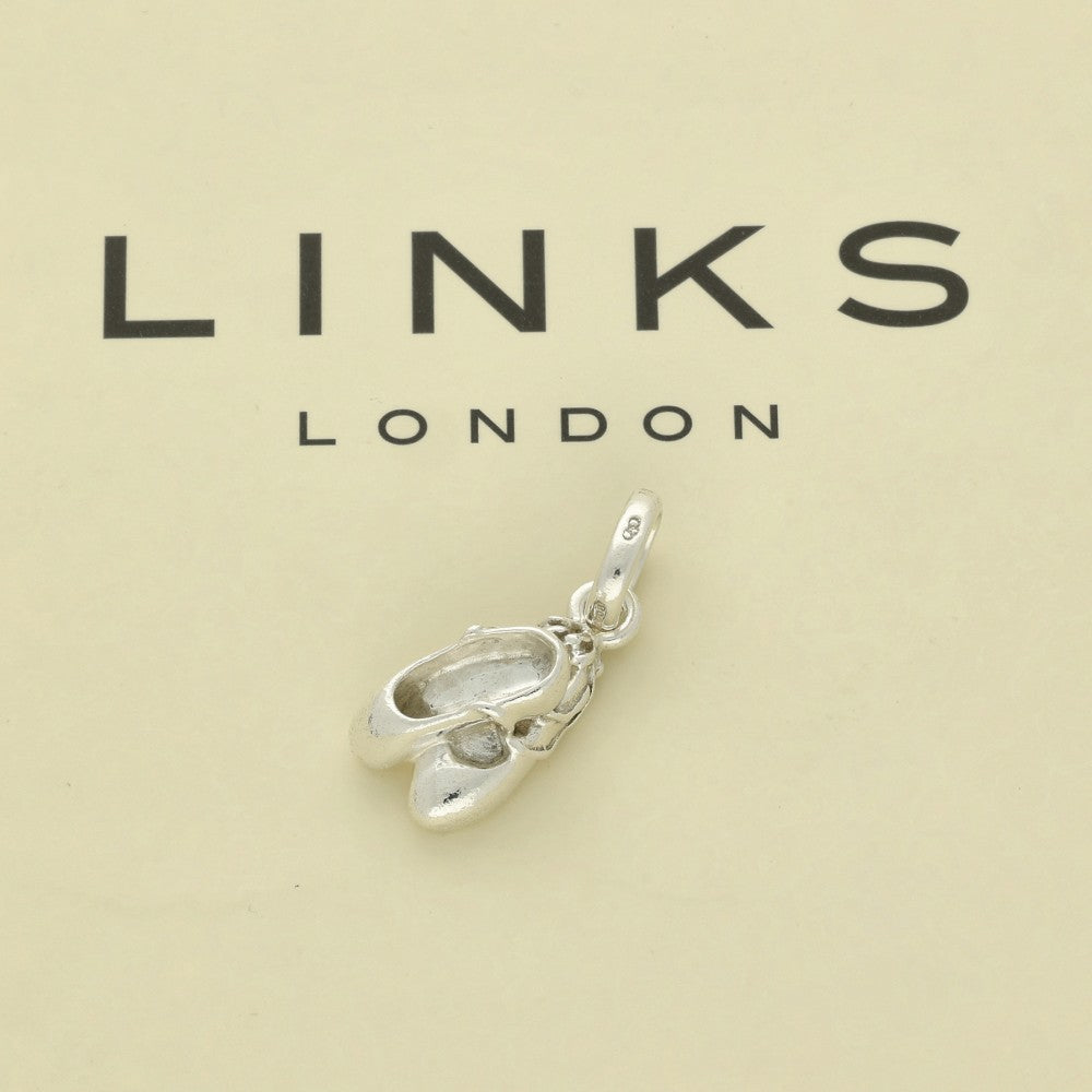 Pre-loved Links of London Silver Ballet Shoes Charm