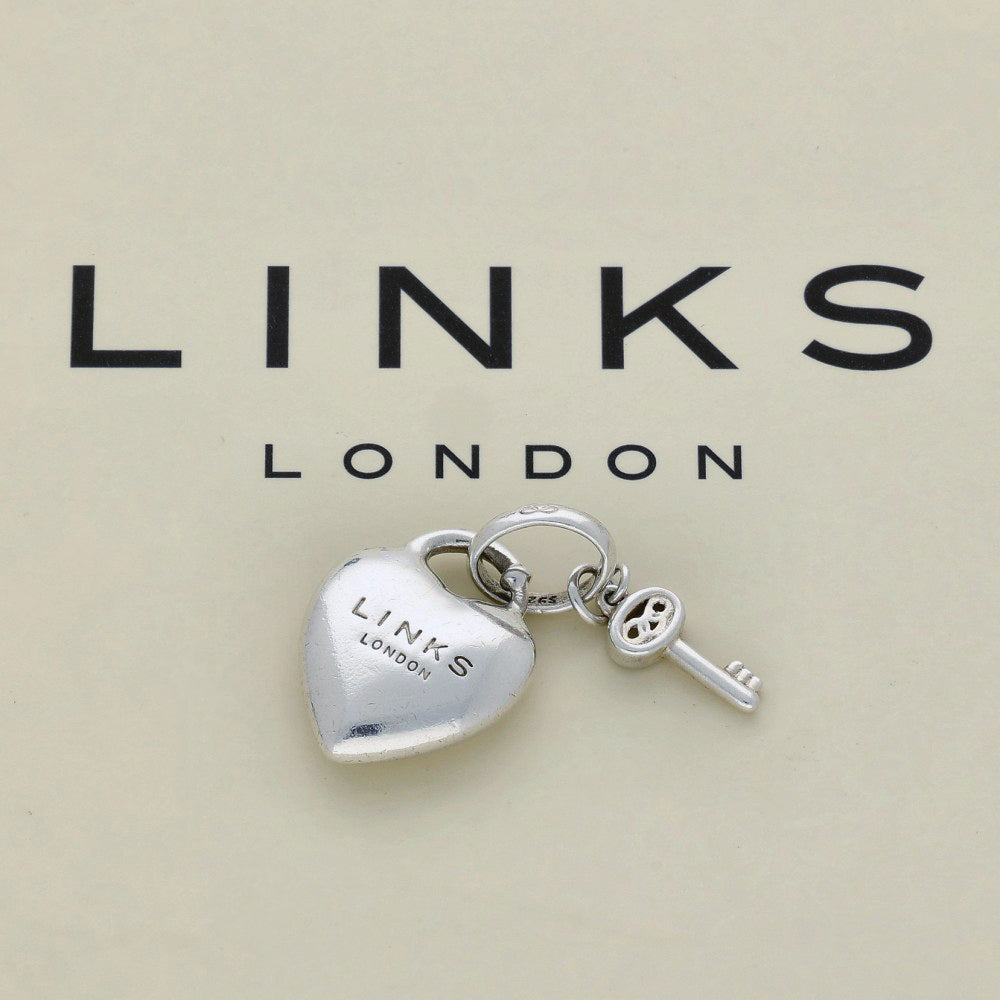 Pre-loved Links of London Silver "The Key To My Heart" Charm 5030.1830