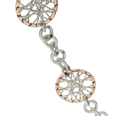 Pre-loved Links of London Silver & Rose Gold Dream Catcher Bracelet