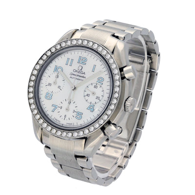 Pre-owned OMEGA Speedmaster Mother of Pearl and Diamond 3515.71.00 Watch