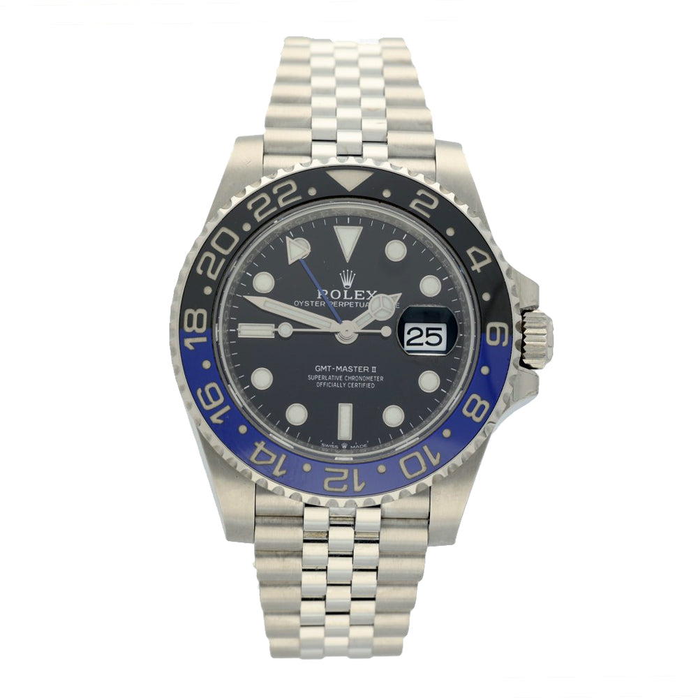 Pre-owned Rolex GMT Master II "Batgirl" 126710BLNR 2021 Watch