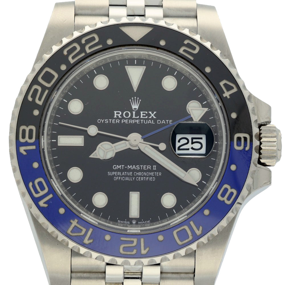 Pre-owned Rolex GMT Master II "Batgirl" 126710BLNR 2021 Watch